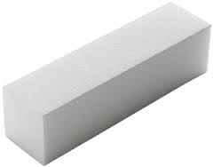 Nail Buffer Sanding Block White